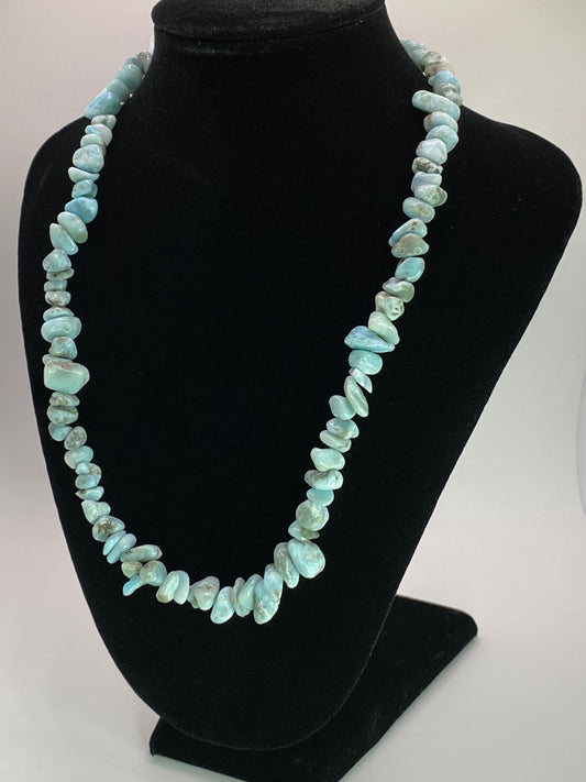 Larimar Chip Necklace