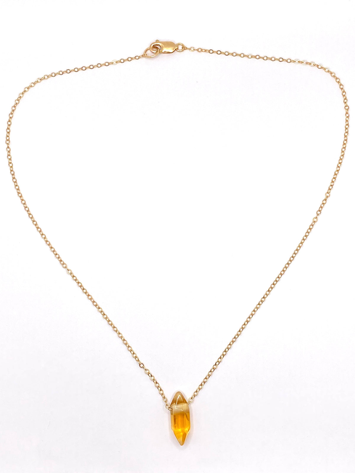 Citrine Pendant Necklace