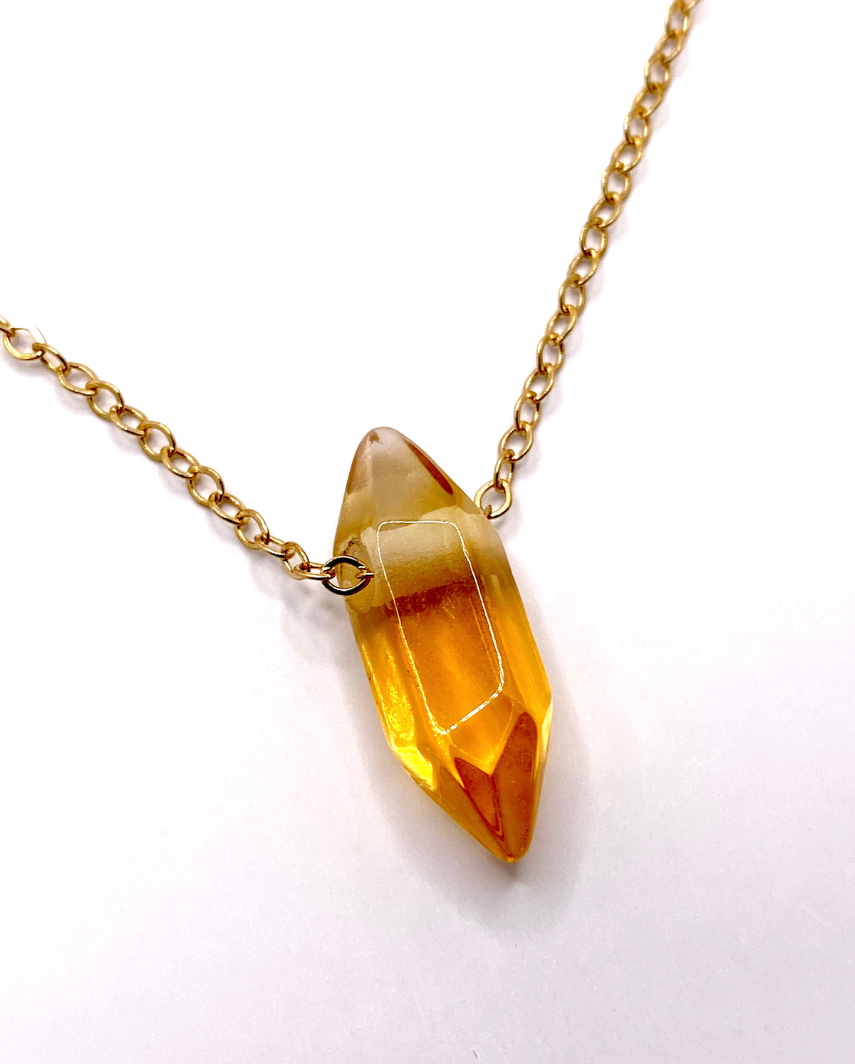 Citrine Pendant Necklace