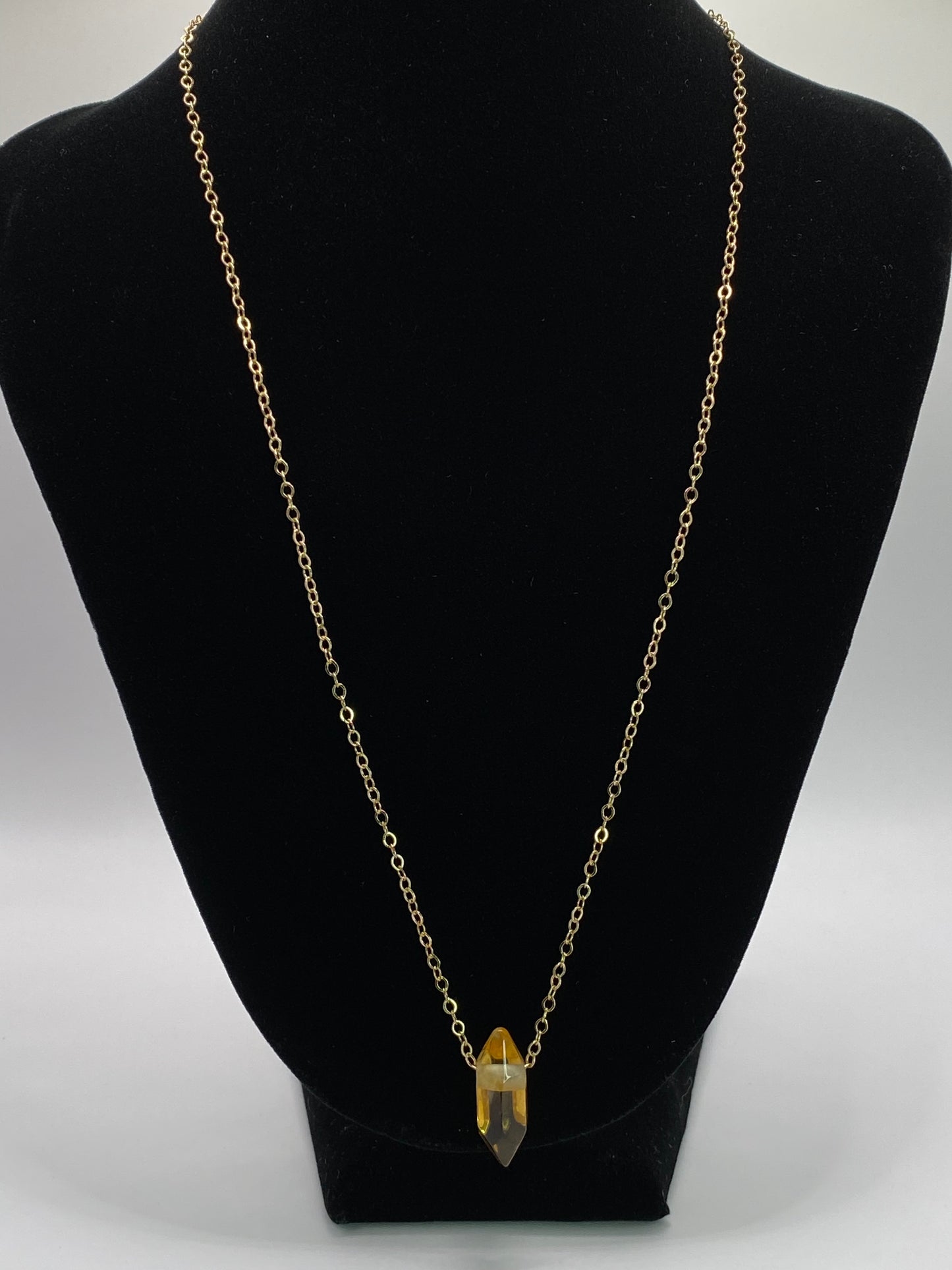 Citrine Pendant Necklace