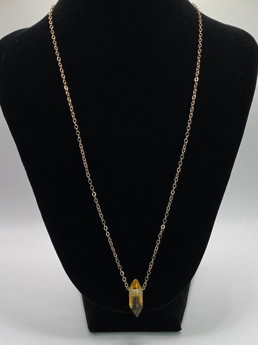 Citrine Pendant Necklace