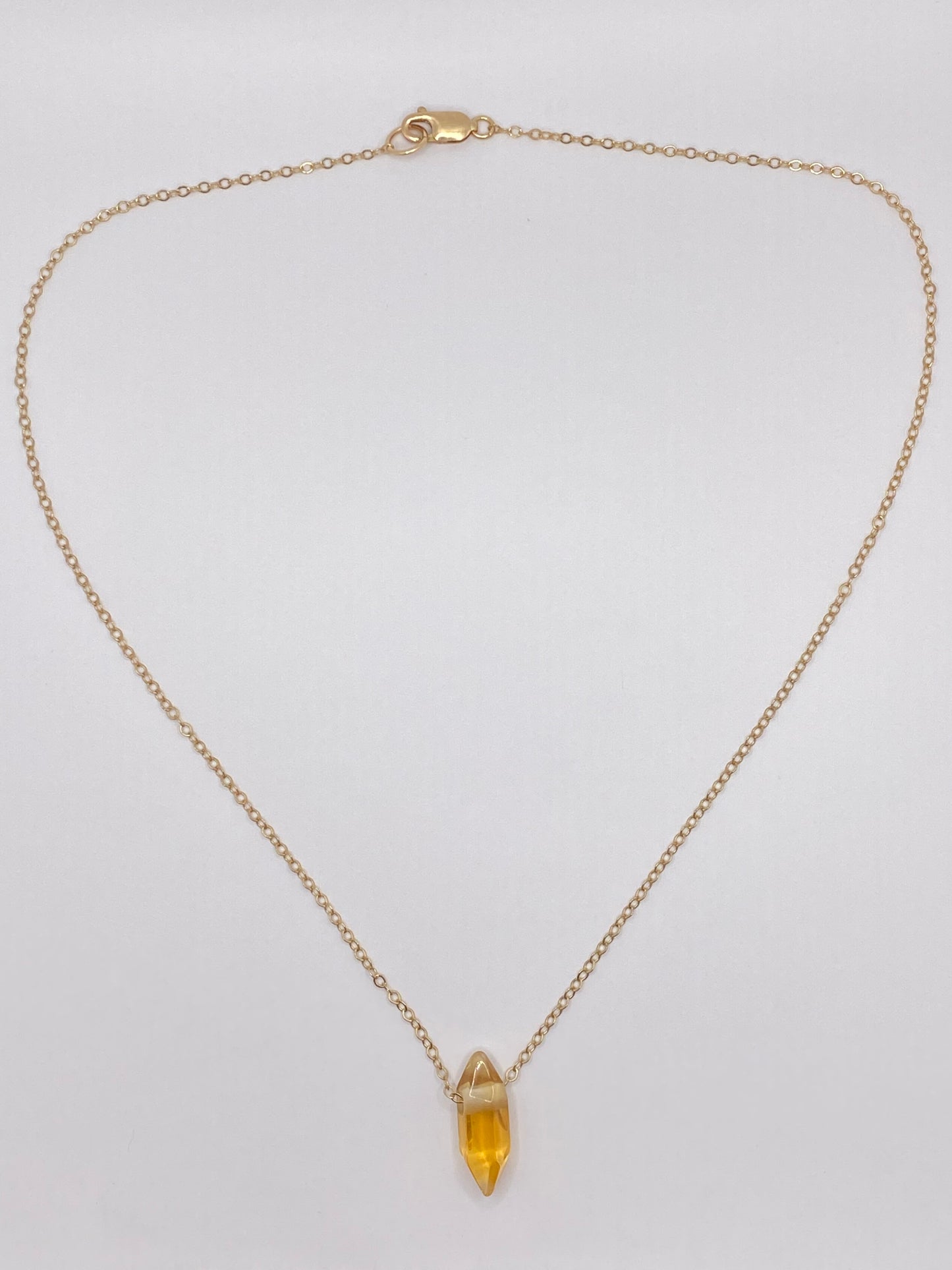 Citrine Pendant Necklace