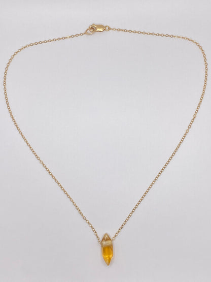 Citrine Pendant Necklace