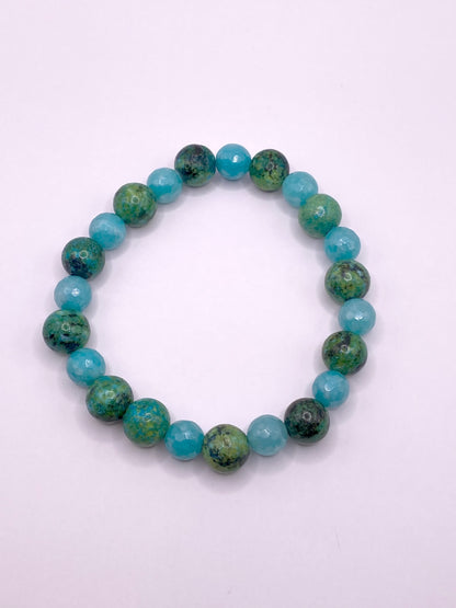 Green and Blue Turquoise Bracelet
