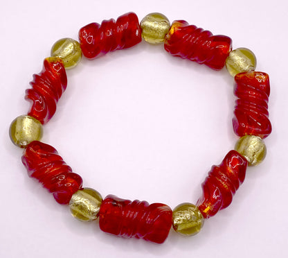 Italian Glass Beaded Bracelets