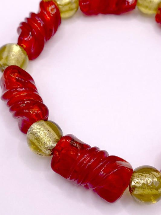 Italian Glass Beaded Bracelets