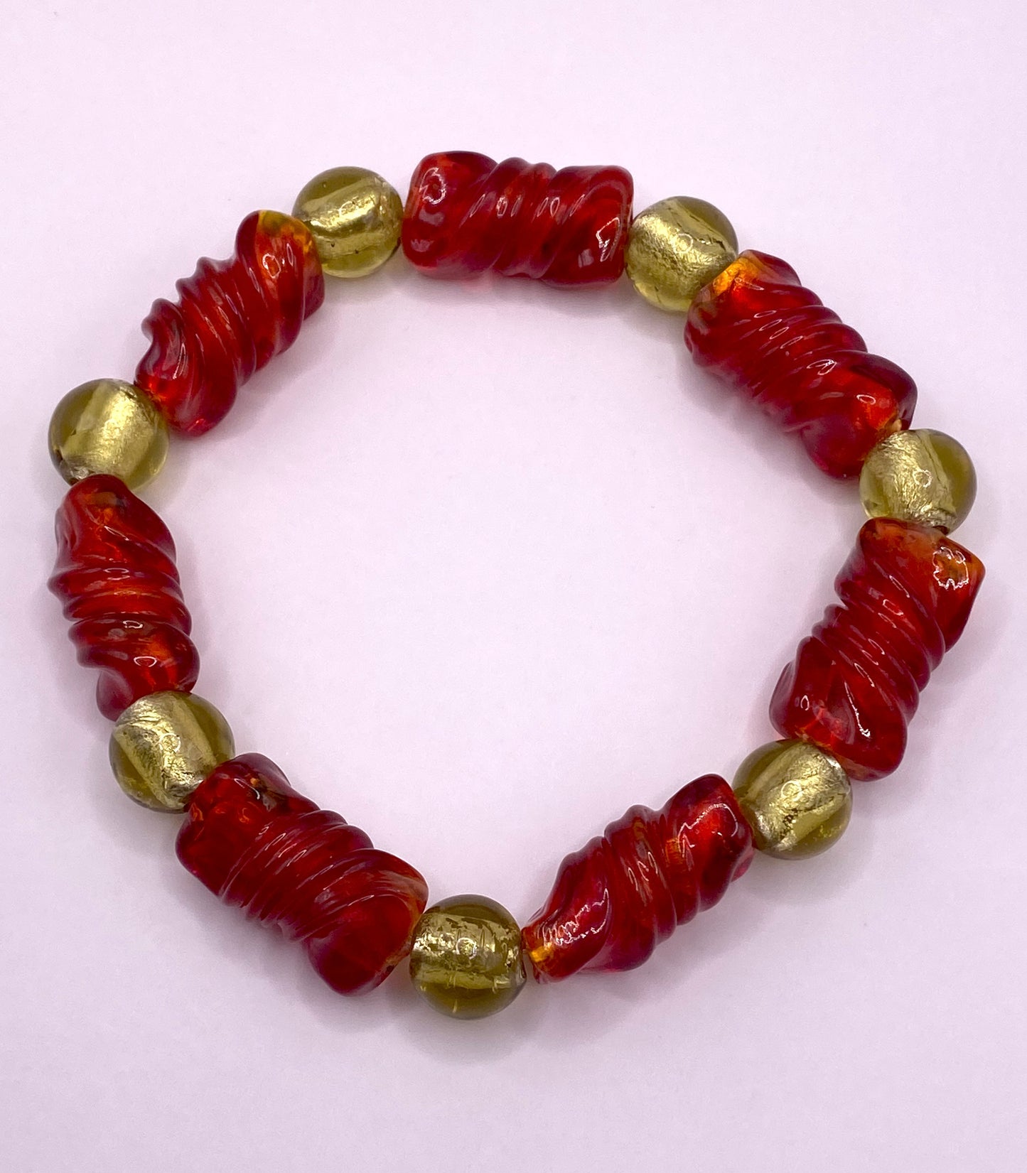 Italian Glass Beaded Bracelets