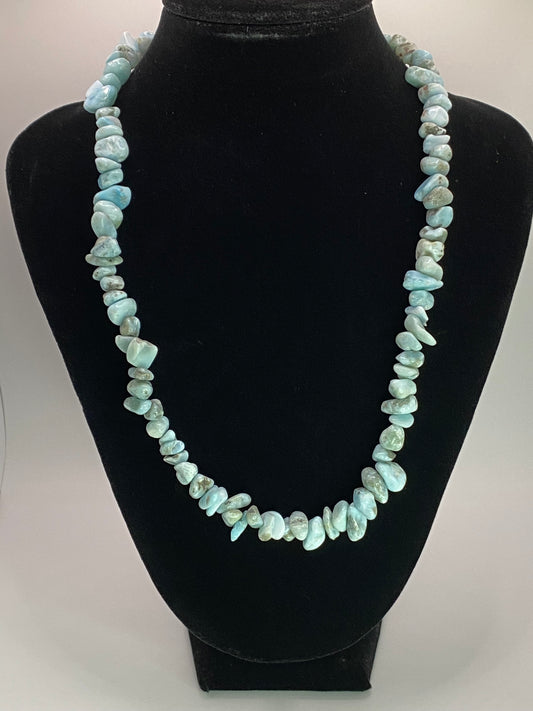 Larimar Chip Necklace