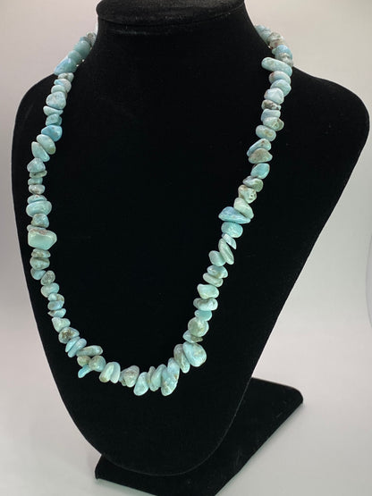 Larimar Chip Necklace