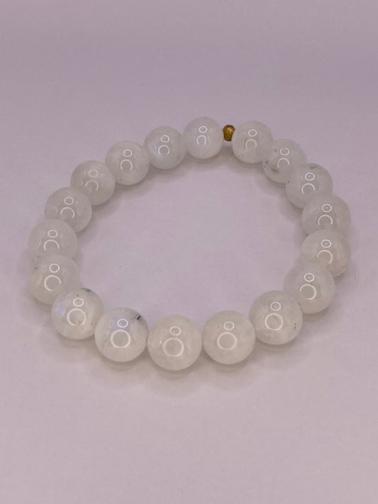 Moonstone Beaded Bracelet