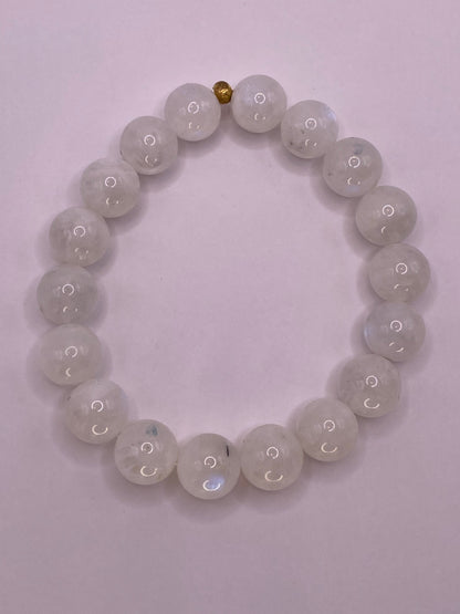 Moonstone Beaded Bracelet