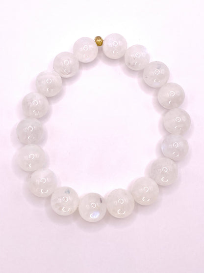 Moonstone Beaded Bracelet