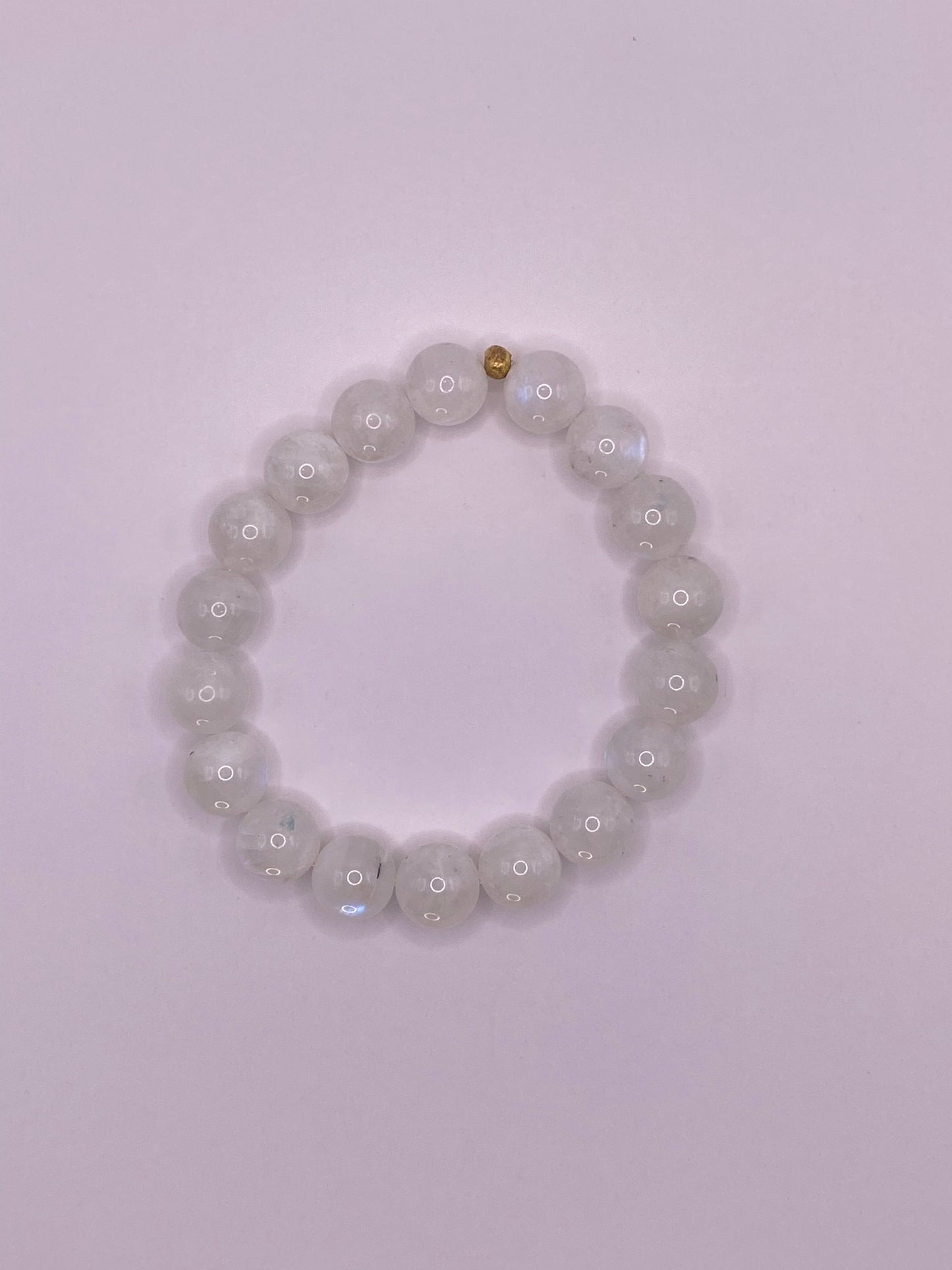 Moonstone Beaded Bracelet