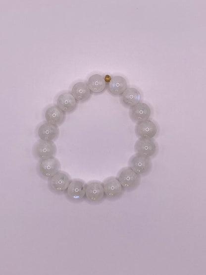 Moonstone Beaded Bracelet