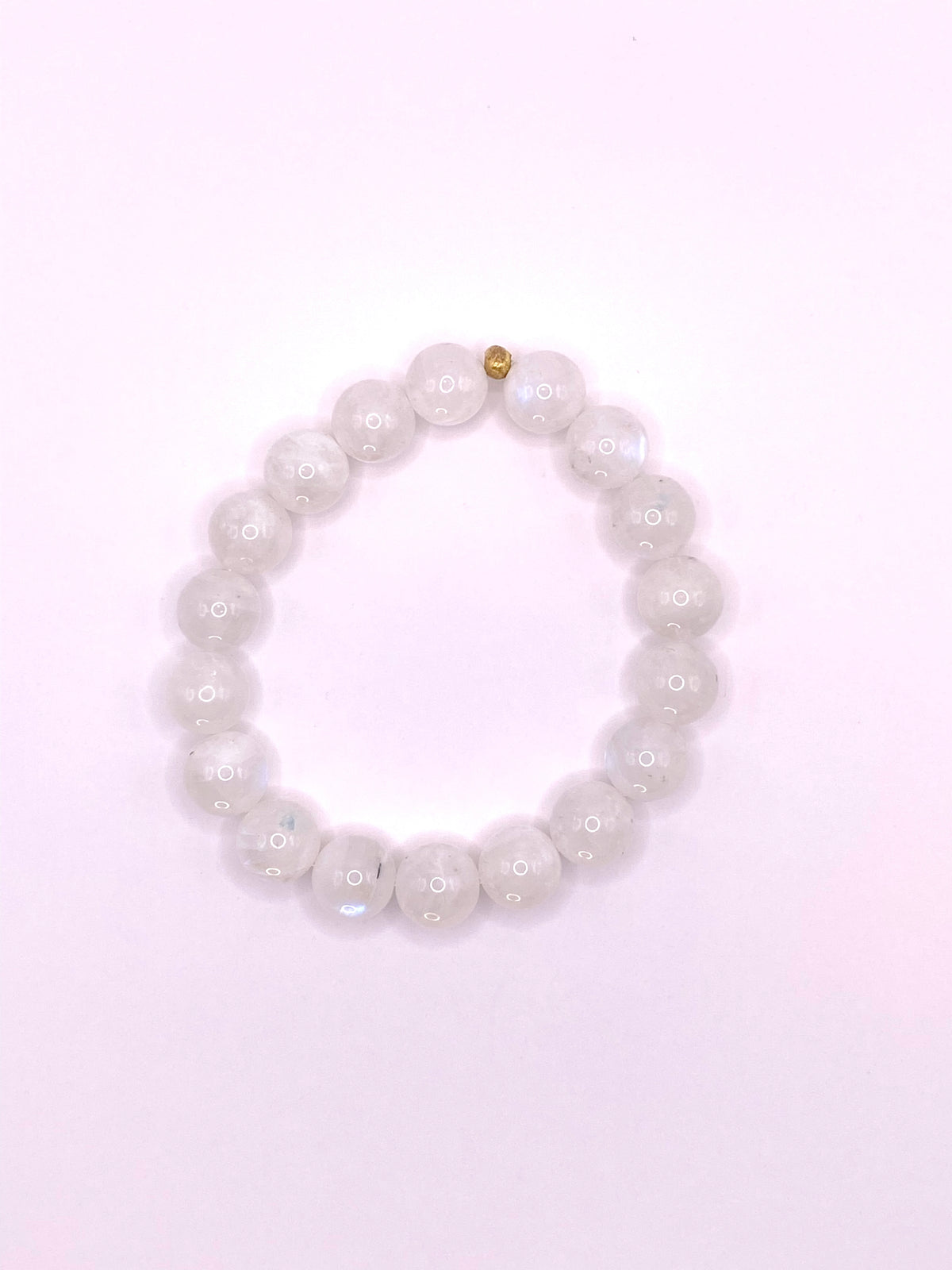 Moonstone Beaded Bracelet