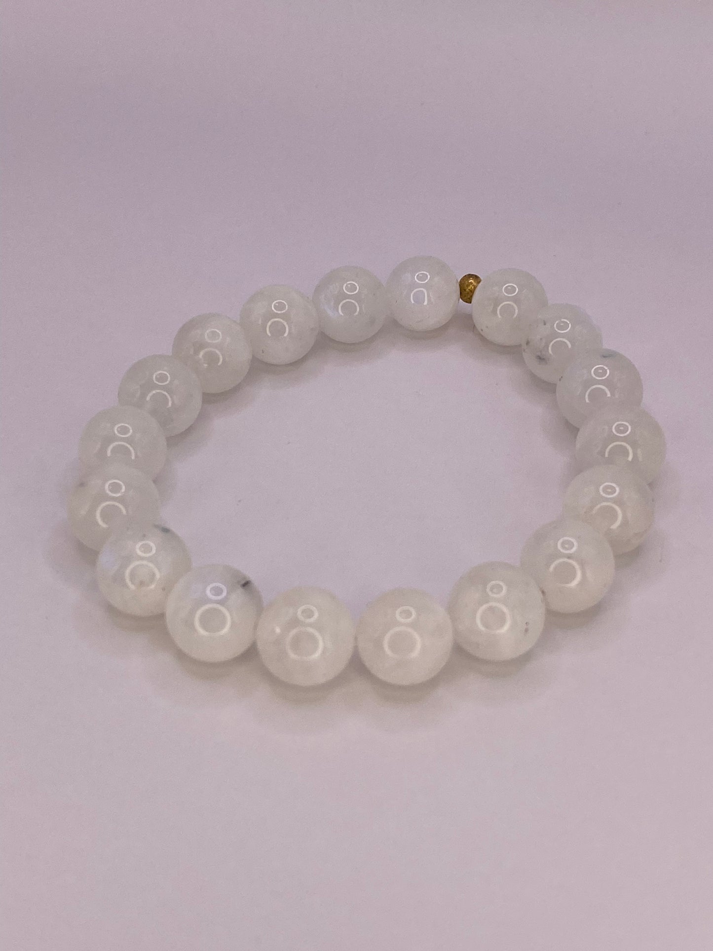 Moonstone Beaded Bracelet