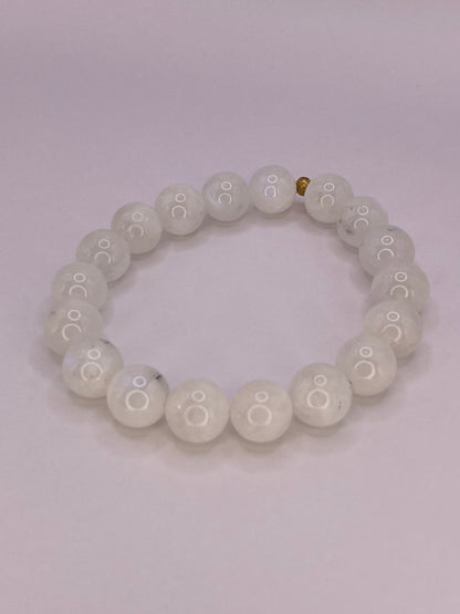 Moonstone Beaded Bracelet