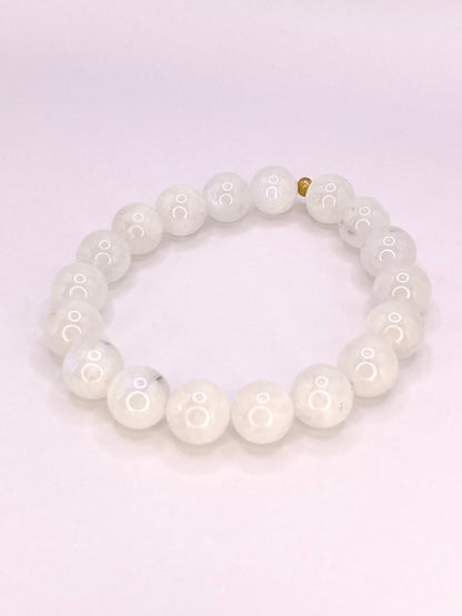 Moonstone Beaded Bracelet