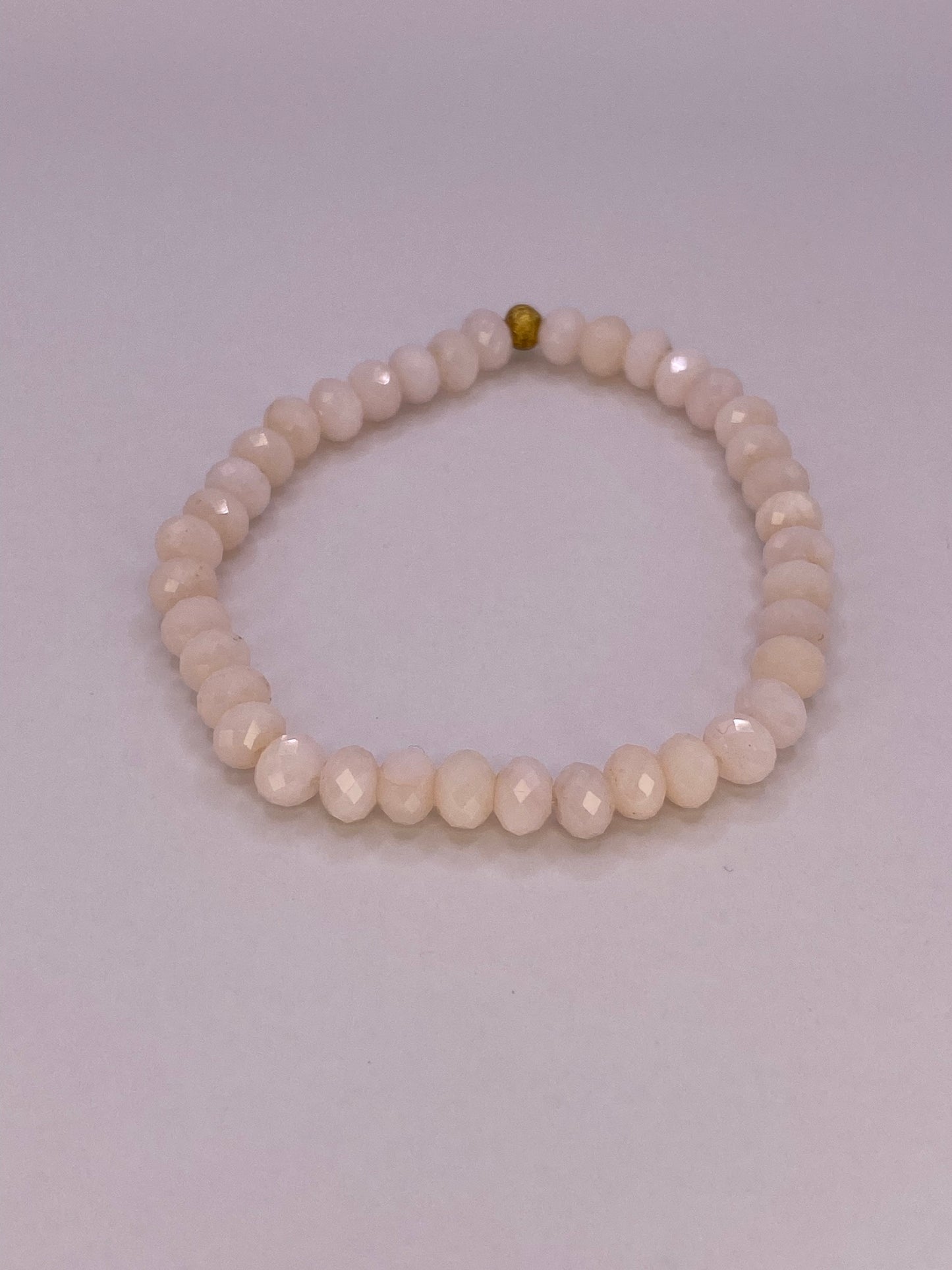 Pink Opal Beaded Bracelet