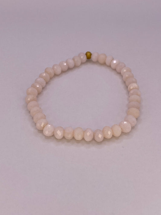 Pink Opal Beaded Bracelet