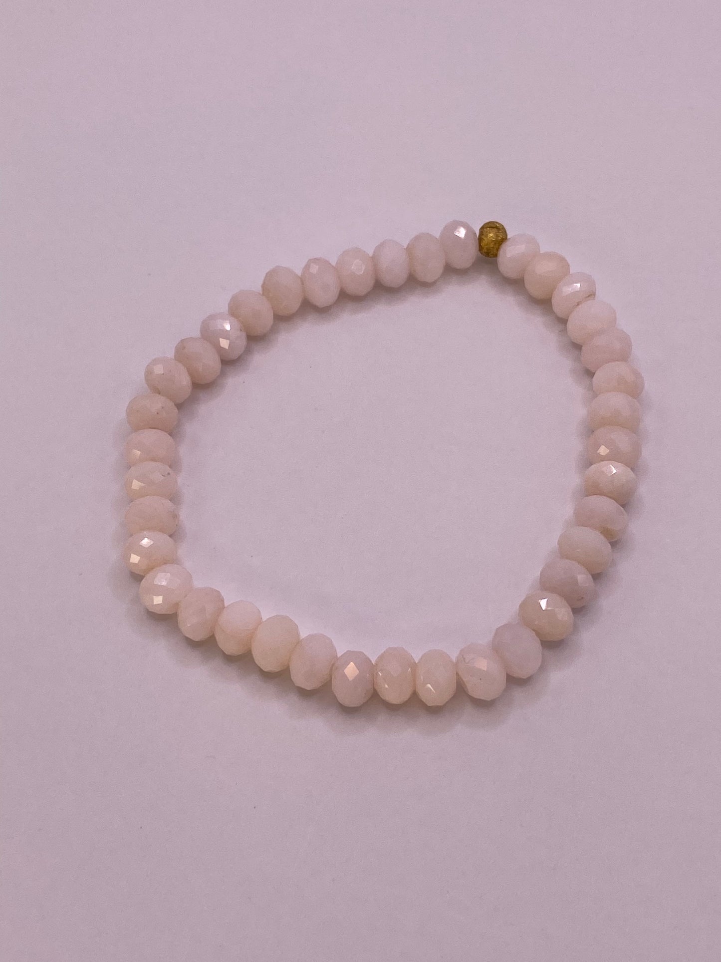 Pink Opal Beaded Bracelet