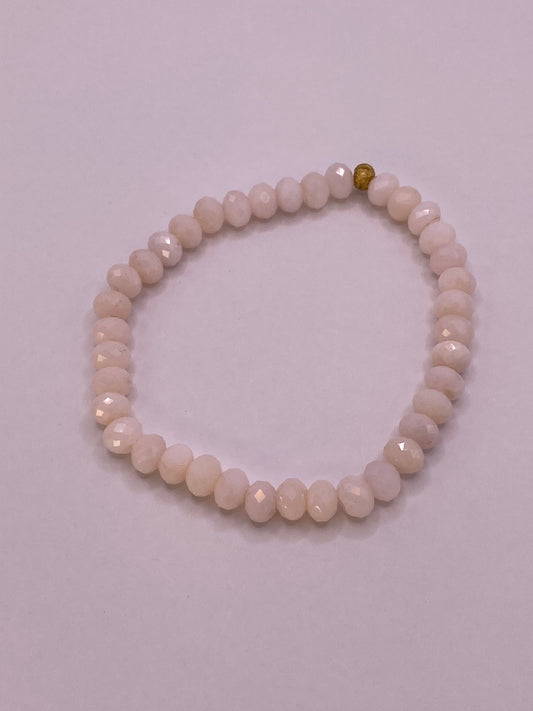 Pink Opal Beaded Bracelet