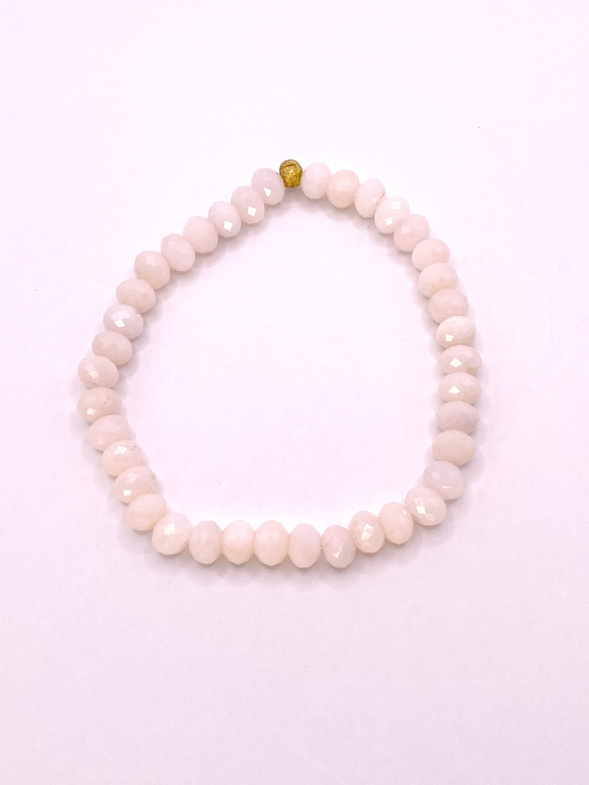 Pink Opal Beaded Bracelet