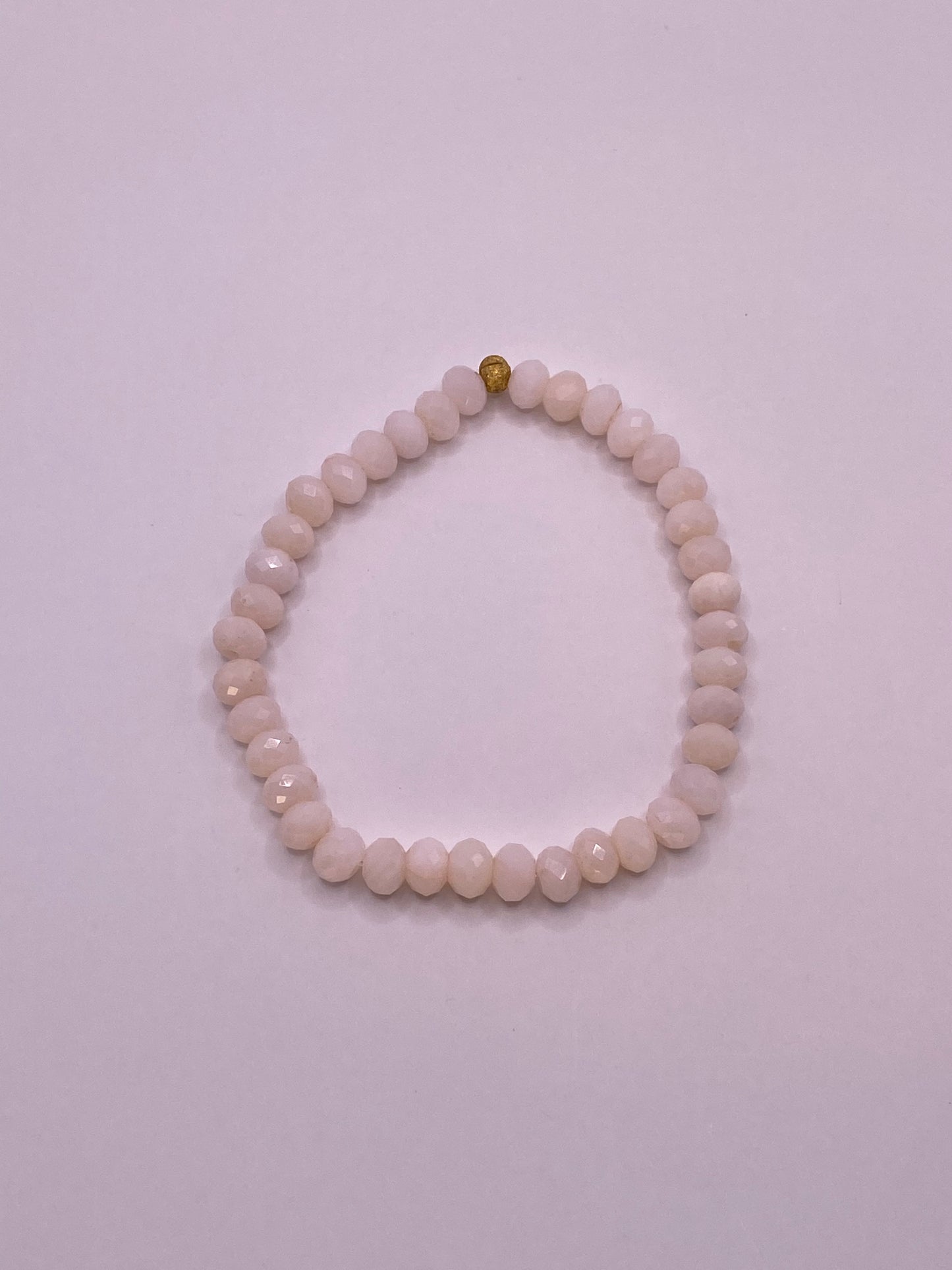 Pink Opal Beaded Bracelet