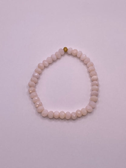Pink Opal Beaded Bracelet
