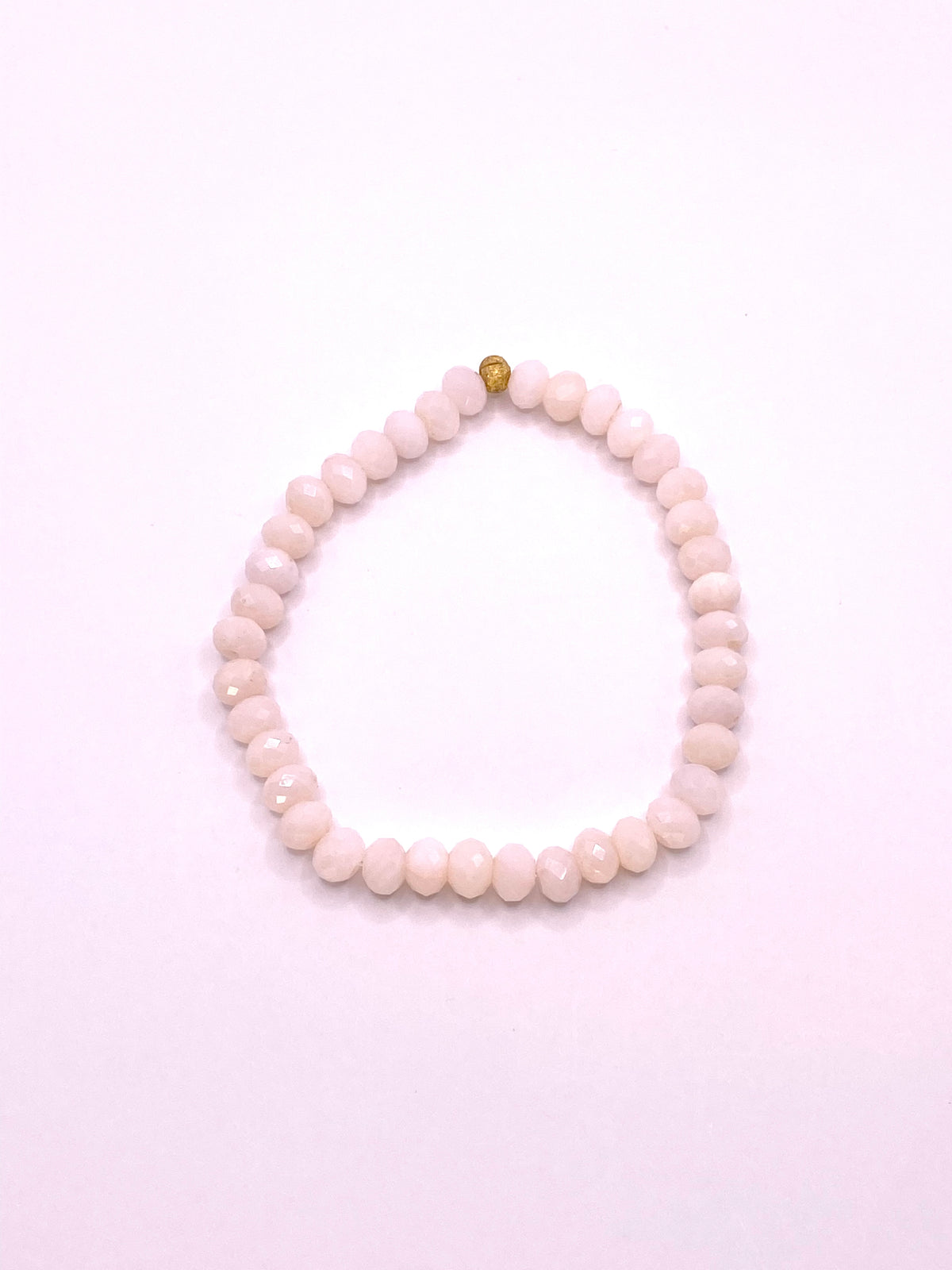 Pink Opal Beaded Bracelet
