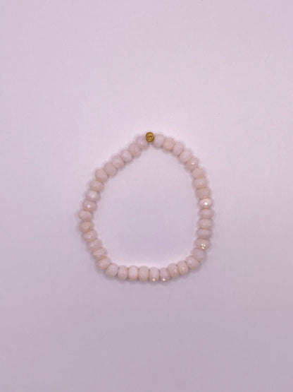 Pink Opal Beaded Bracelet