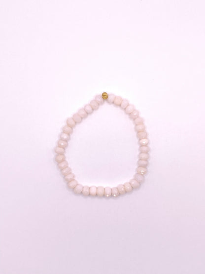 Pink Opal Beaded Bracelet