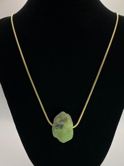 Rough Peridot Pendant