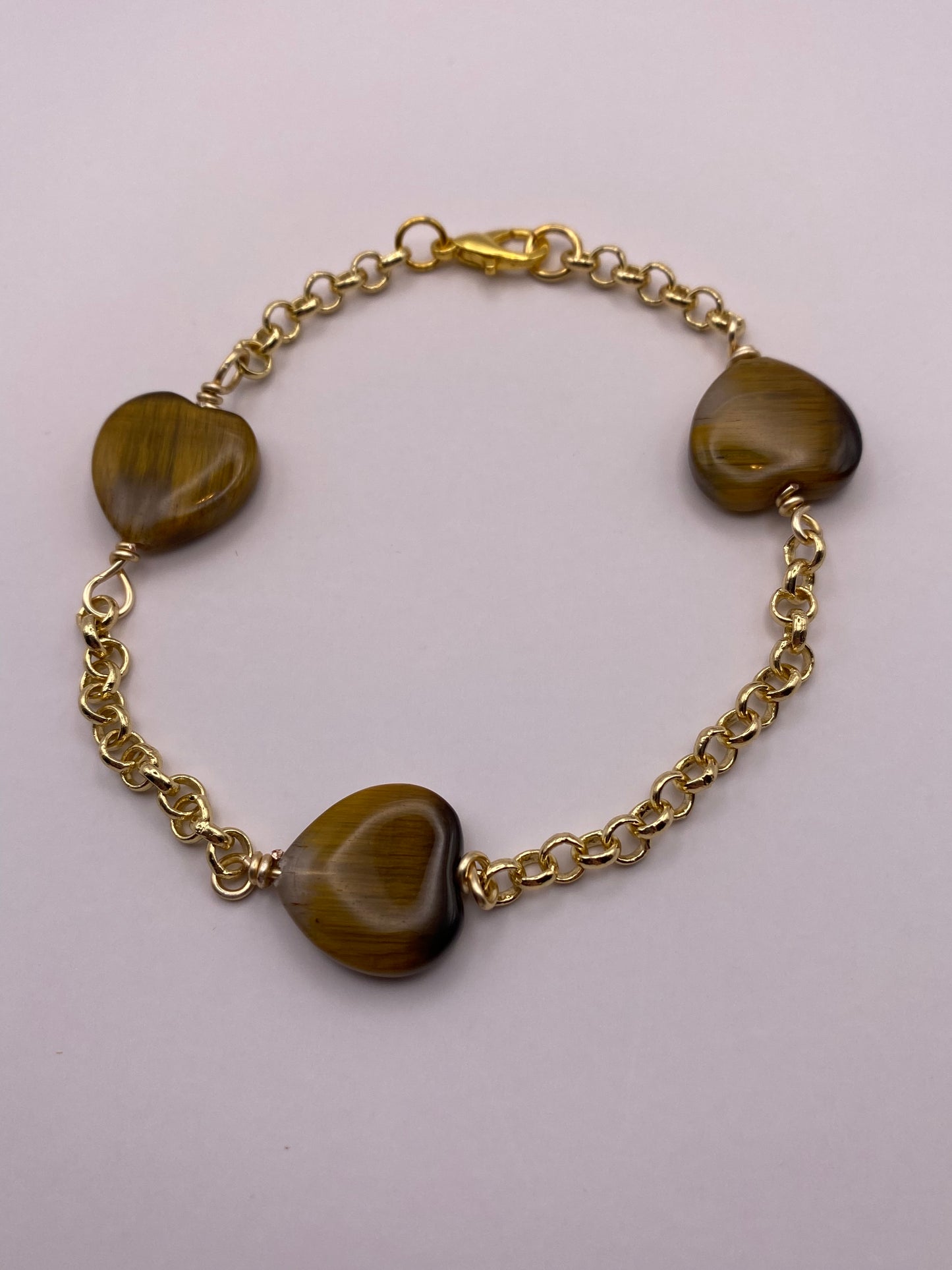 Tiger's Eye Beaded Bracelet and Necklace set