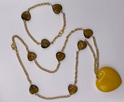 Tiger's Eye Beaded Bracelet and Necklace set