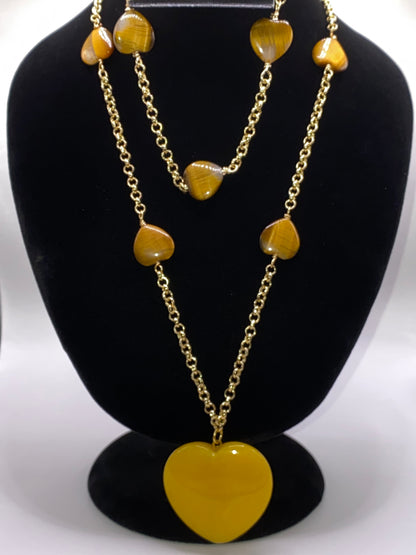 Tiger's Eye Beaded Bracelet and Necklace set