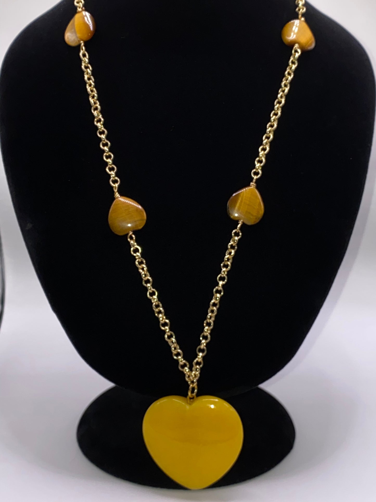 Tiger's Eye Beaded Bracelet and Necklace set