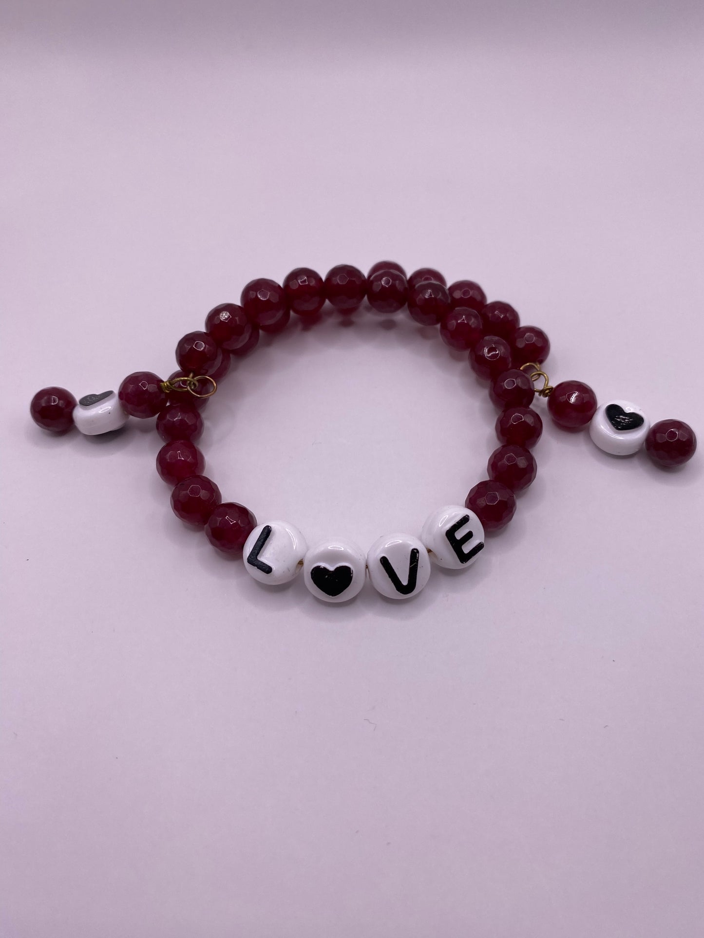 Wire Wrapped “Love” Bracelet