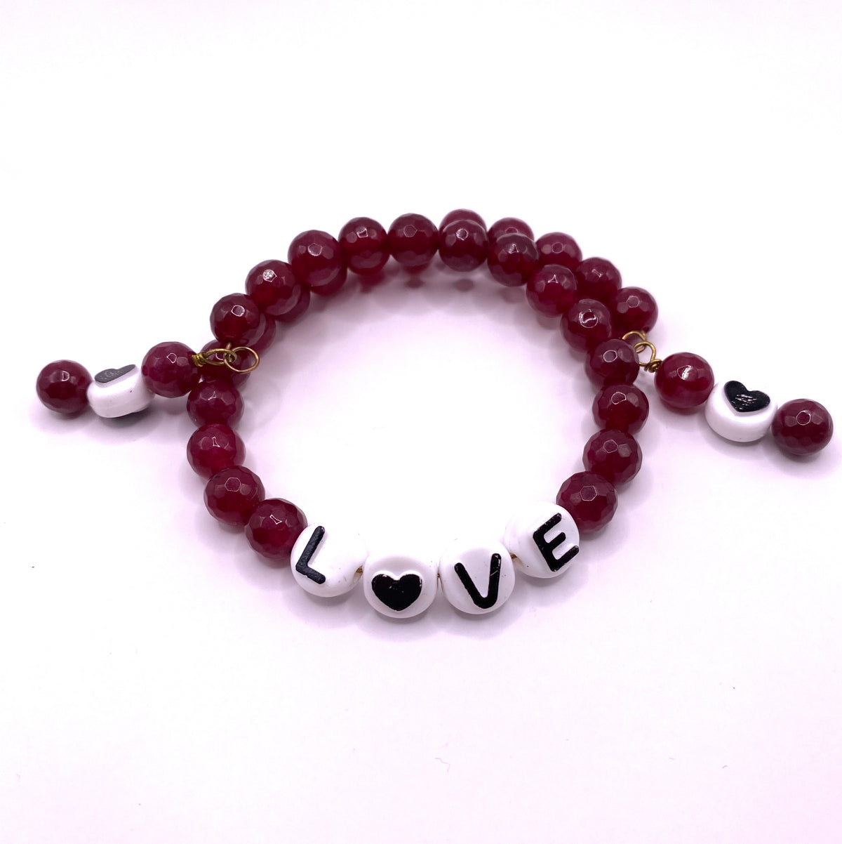 Wire Wrapped “Love” Bracelet