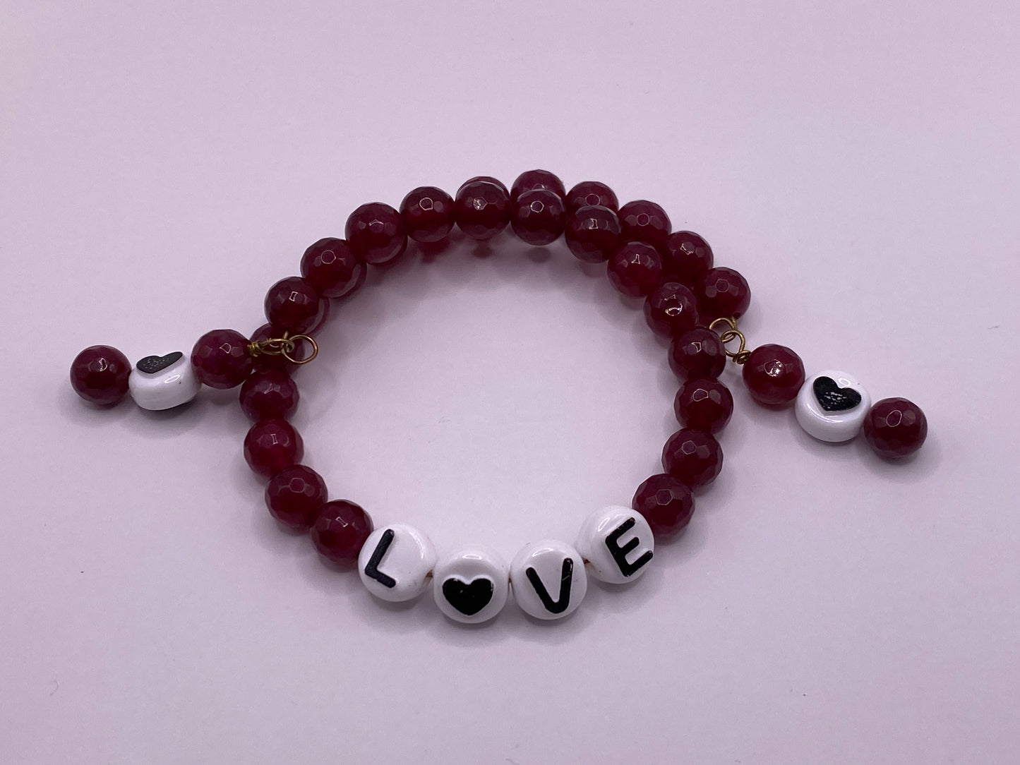 Wire Wrapped “Love” Bracelet
