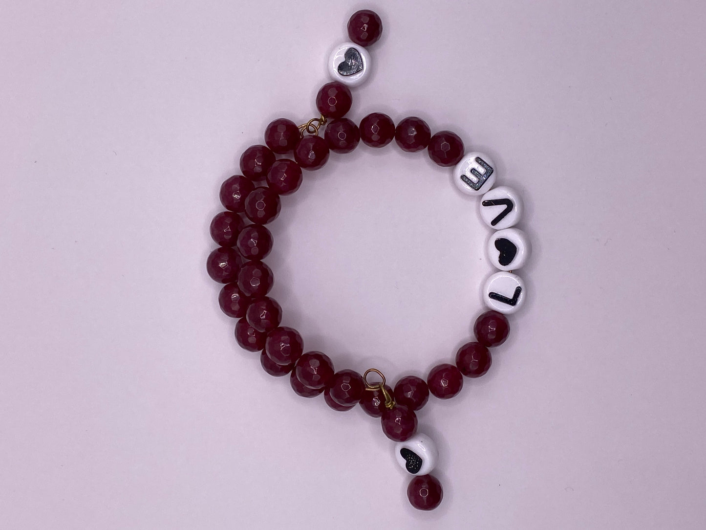 Wire Wrapped “Love” Bracelet