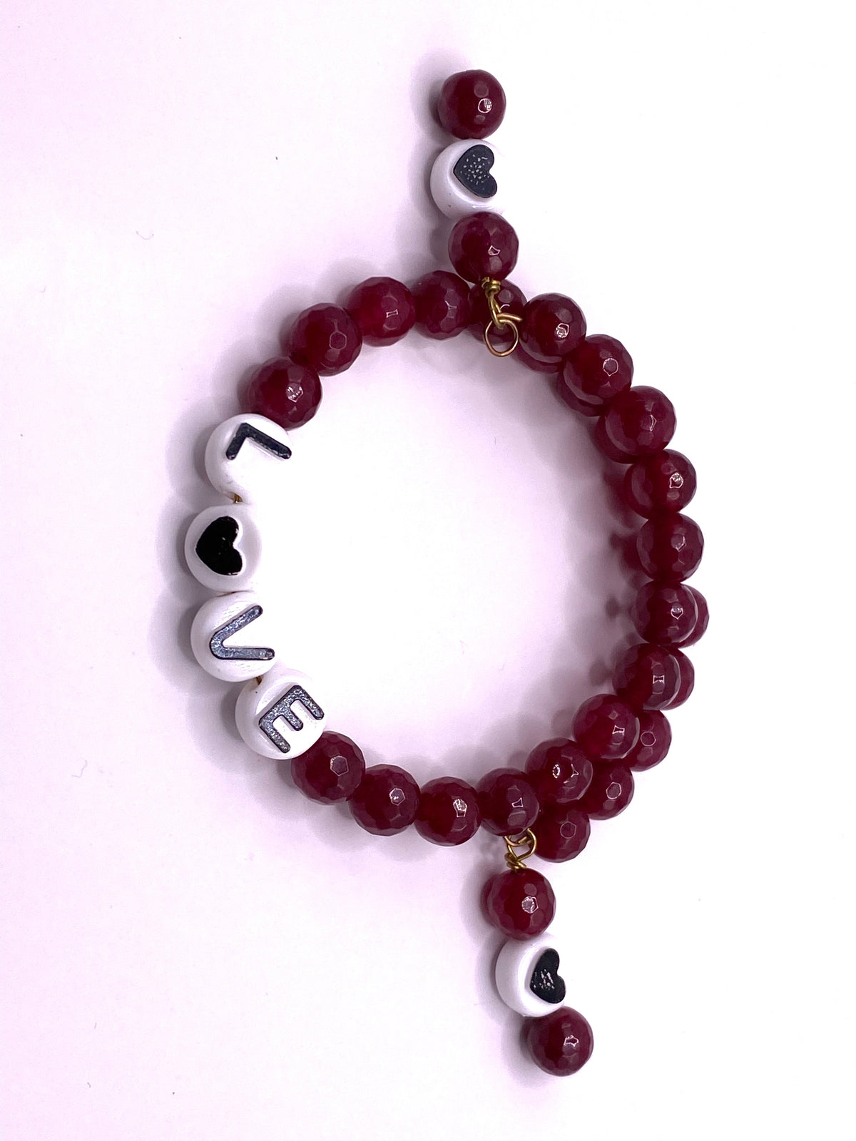 Wire Wrapped “Love” Bracelet